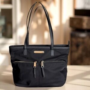 Michael Kors Kempton Jet Set Tote Nylon Black